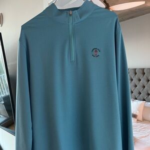 Peter Millar Golf Pullover, Harbour Town Golf Links, Size - L, Color - Blue